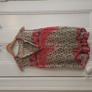 Collective Concepts x Stitch Fix sleeveless sheer pintuck blouse